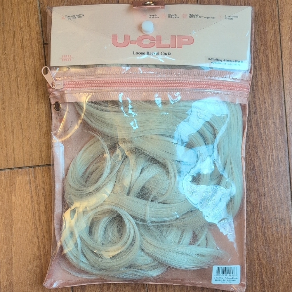 U-Clip Loose Barrel Curl Hair Extensions
